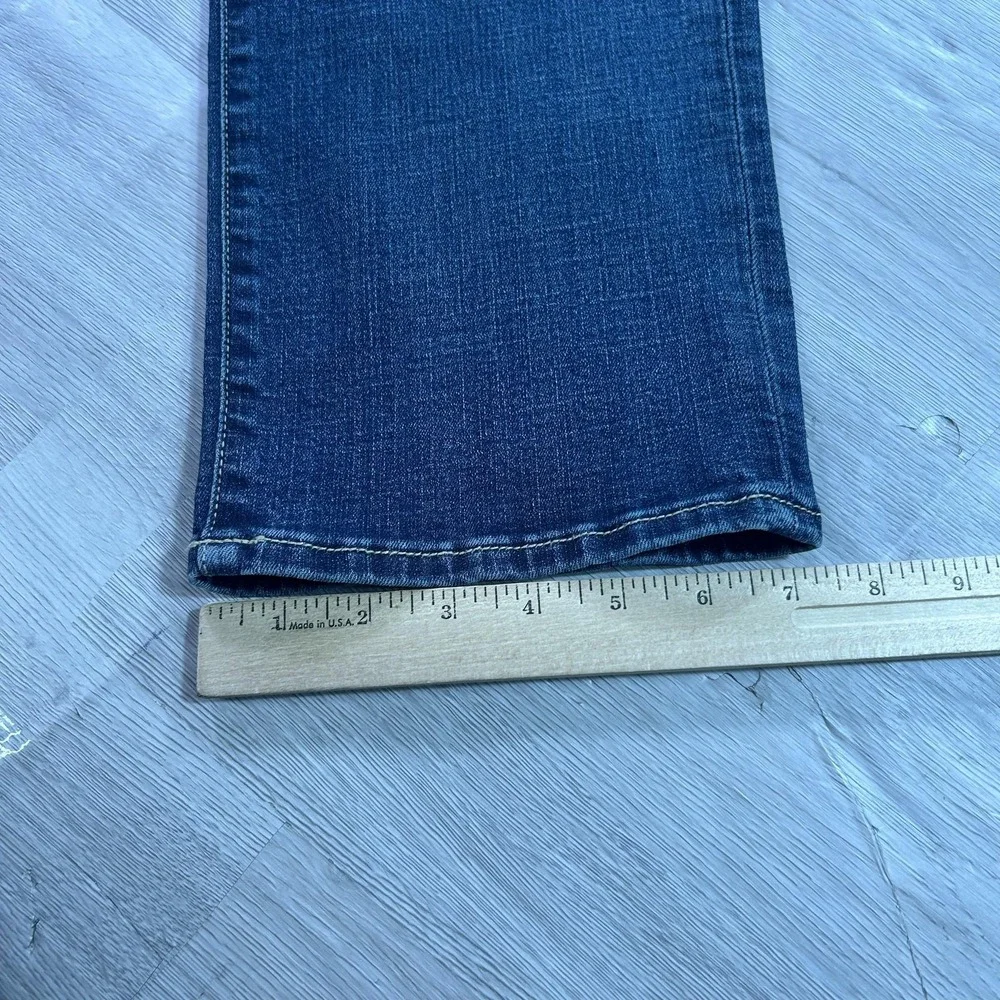 Outpost Makers Slim Straight Jeans Mens 34x30 Blue Stretch Denim Medium Wash